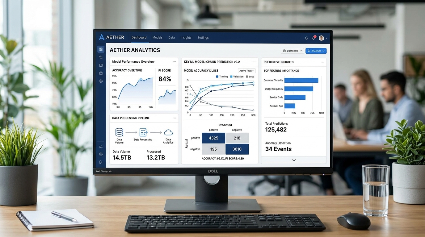 Aether AI Analytics & Automation - AI & Automation